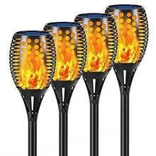 Load image into Gallery viewer, Aityvert Solar Lights, 43&quot; Flickering Flames Torch Lights Outdoor Waterproof Landscape Decoration Lighting Dusk to Dawn Auto On/Off Security Flame Lights for Yard Garden Pathway Driveway 4-Pack
