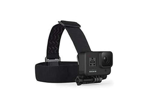 GoPro Hero8 Black Retail Bundle - Includes Hero8 Black Camera Plus Shorty, Head Strap, 32GB SD Card, and 2 Rechargeable Batteries