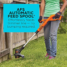 Load image into Gallery viewer, BLACK+DECKER 20V MAX* String Trimmer / Edger and Sweeper Combo Kit, 10-Inch (LCC221)

